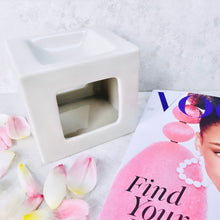 Load image into Gallery viewer, Cube Ceramic Wax Burner (Multiple Colours)