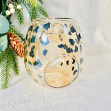 Load image into Gallery viewer, Cheetah Glass Wax Burner