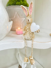 Load image into Gallery viewer, Shelf Sitting Rabbit With White Heart